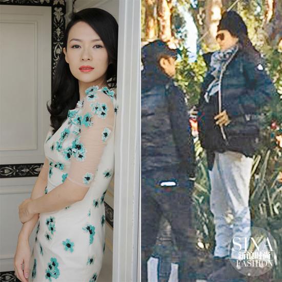 章子怡懷孕后，這帽子戴的也太奇特