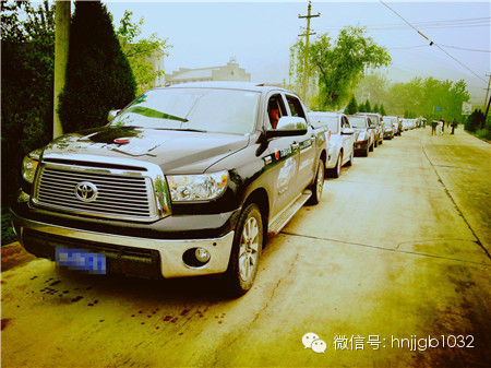 長長的車隊，每次活動都是這么給力！
