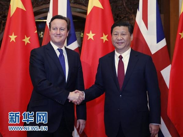 12月2日，國家主席習(xí)近平在北京釣魚臺國賓館會見英國首相卡梅倫。 新華社記者 鞠鵬 攝