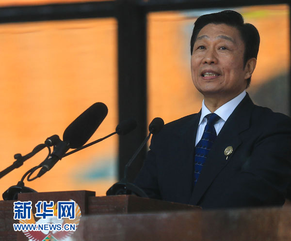 12月10日，國(guó)家副主席李源潮在南非約翰內(nèi)斯堡出席南非政府為前總統(tǒng)曼德拉舉行大型官方追悼活動(dòng)并致辭。