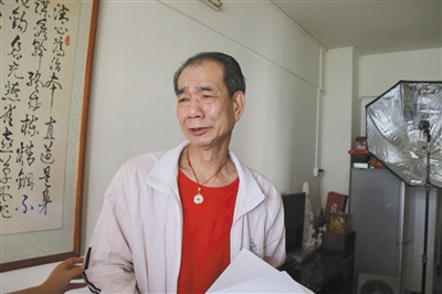 嫖娼事件后，區(qū)少坤向記者訴說委屈，他說：“這是一個圈套”。李根 攝