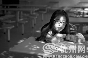 　筆試面試都過了最終沒被錄取，讓胡格格非常失落。 記者 陳中秋 攝