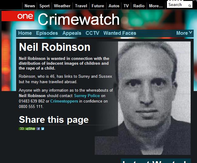 據(jù)英國(guó)廣播公司（BBC）網(wǎng)站消息，英國(guó)警方正在通緝一名涉嫌傳播淫穢兒童照片和性侵兒童的逃犯，有跡象顯示，他有可能潛伏在中國(guó)北京的國(guó)際學(xué)校當(dāng)老師。