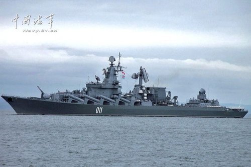 瓦良格號(hào)巡洋艦。