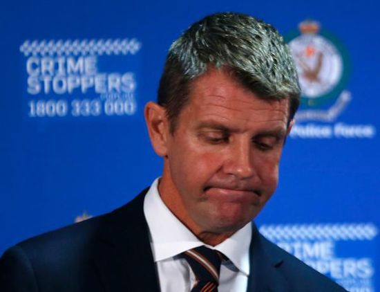 　新南威爾士州州長(zhǎng)Mike Baird出席新聞發(fā)布會(huì)。