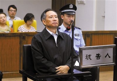9月10日，北京市第二中級人民法院，張曙光在庭審中。