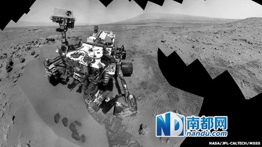 “好奇”號探測器在火星上發(fā)現(xiàn)水。