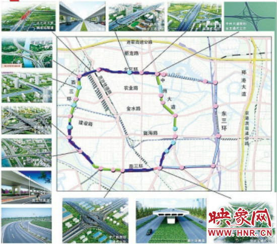 三環(huán)快速化工程方案圖。