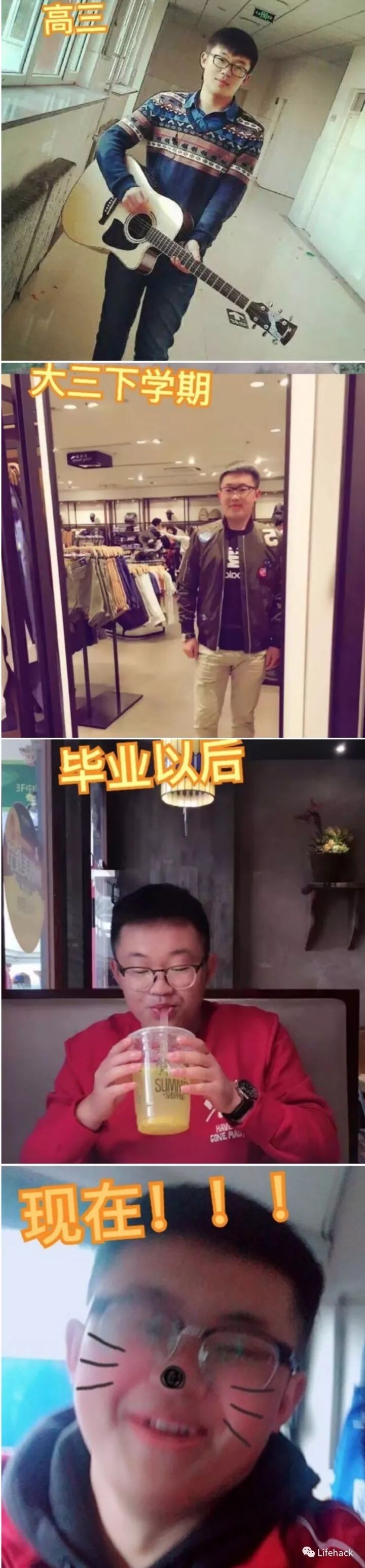 長胖20斤，臉型怎么變？這些例子看完扎心了！