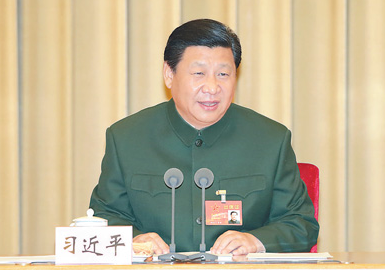 中央軍委改革工作會議11月24日至26日在京舉行。中共中央總書記、國家主席、中央軍委主席、中央軍委深化國防和軍隊改革領(lǐng)導(dǎo)小組組長習(xí)近平出席會議并發(fā)表重要講話。 新華社記者 李剛攝