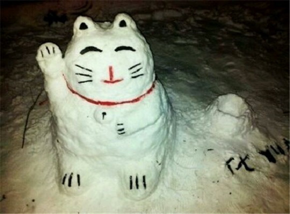 創(chuàng)意十足！日系列卡通雪人走紅