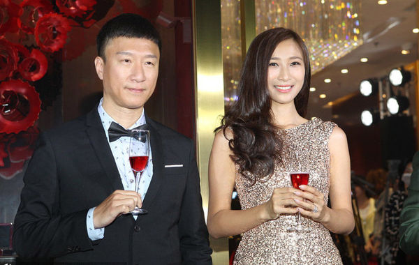 圖為孫紅雷、王駿迪夫婦。