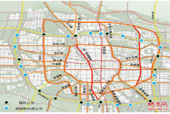 兩環(huán)十七放射景觀廊道建設(shè)。