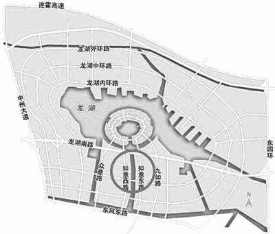 鄭州龍湖區(qū)域6塊商業(yè)用地拍賣遇冷，全部以起始價成交最貴的一塊不過888.09萬/畝，僅為8月龍湖“地