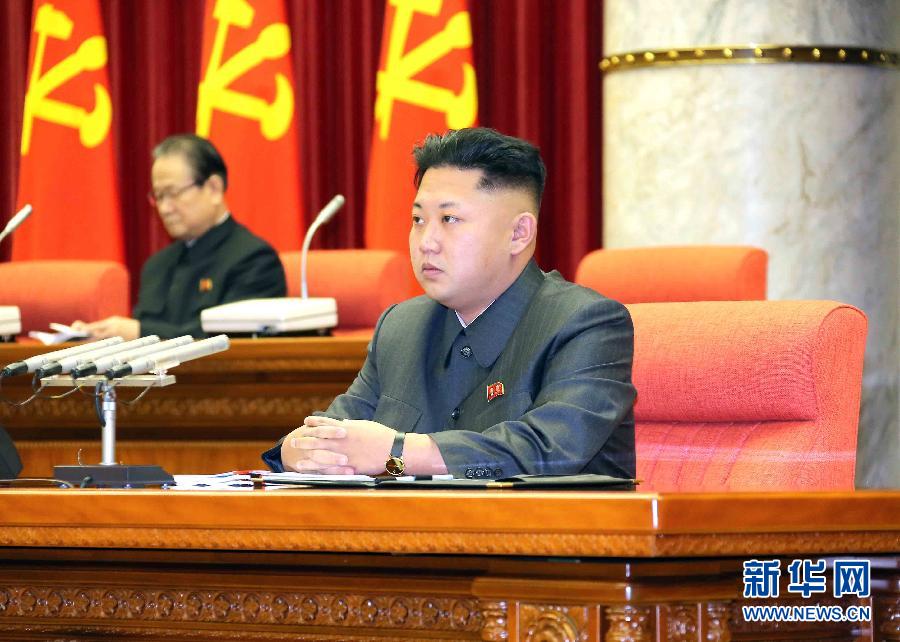 12月8日，在朝鮮平壤，朝鮮勞動(dòng)黨第一書記金正恩出席并指導(dǎo)朝鮮勞動(dòng)黨中央政治局?jǐn)U大會(huì)議。