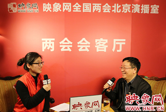 全國人大代表鄭永和做客映象網(wǎng)全國兩會北京直播室。