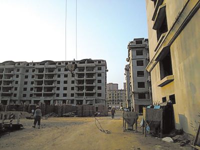 　適園雅居小區(qū)，已建起13棟住宅樓。