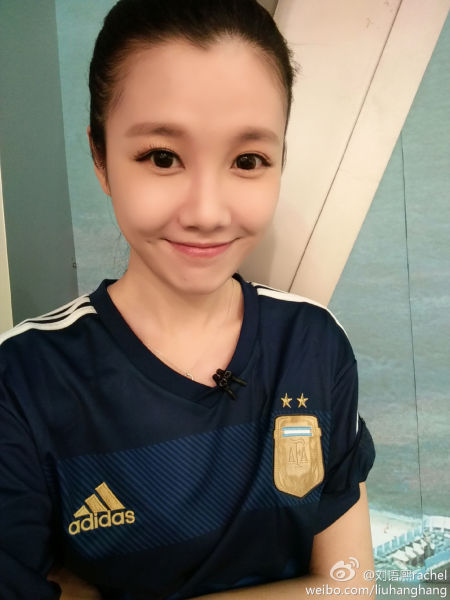 今夜，“烏賊劉”穿上了阿根廷球衣
