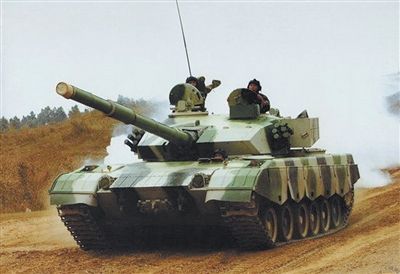 陸軍99改主戰(zhàn)坦克。