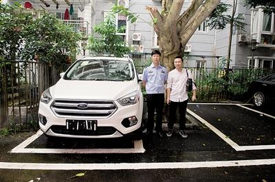 渝北警方送還追回的翼虎SUV。 渝北警方供圖
