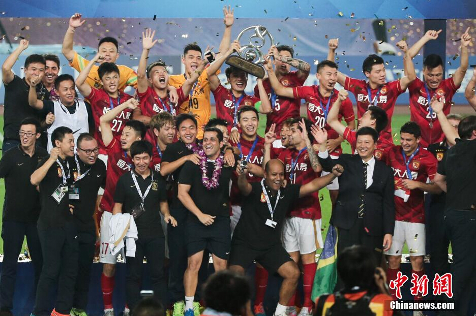恒大隊主場1球獲勝，三年內(nèi)第二次獲得亞冠冠軍。