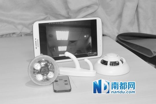 香港民建聯(lián)從市面購買到的偷拍儀器。