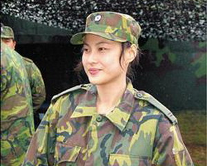 　臺灣最美女軍官。