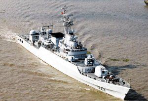 中國(guó)海軍053H3江衛(wèi)II型護(hù)衛(wèi)艦。