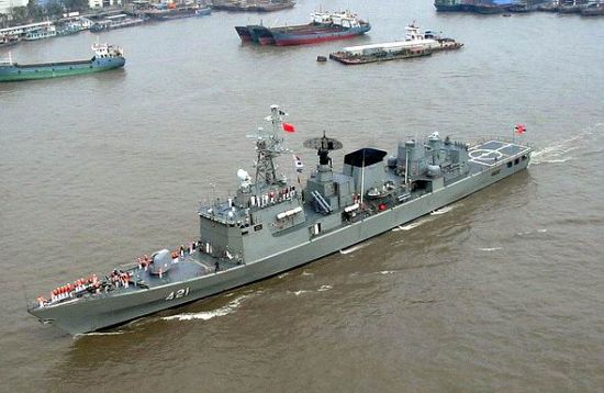 資料圖：中國為泰國建造的納萊頌恩級護衛(wèi)艦。