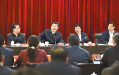 3月18日，習(xí)近平聽取蘭考縣教育實(shí)踐活動(dòng)情況匯報(bào)，并發(fā)表重要講話。
